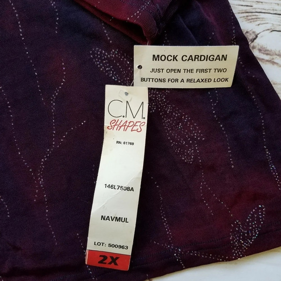 Vintage CM Shapes NWT Deadstock Dragonfly Blouse - Picture 5 of 11